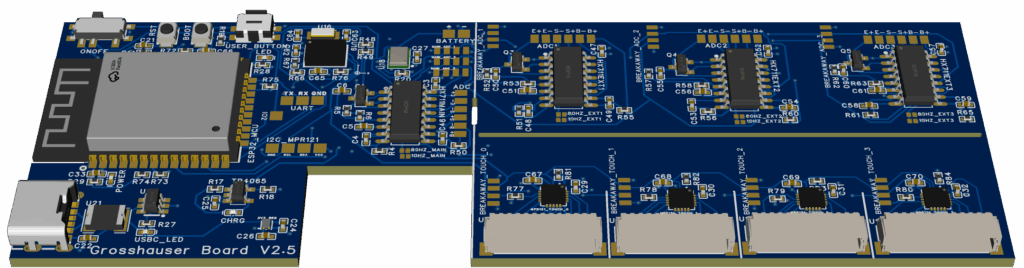 Custom ESP32 Board with I2S IMUs and Multiple I2C Sensors